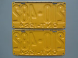 1924 YOM Clear Ontario License Plates
