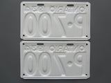 1934 YOM Clear Ontario License Plates