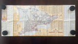 1938-39 Ontario Official Government Road Map