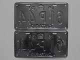 1939 YOM Clear Ontario License Plates