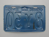 1945 YOM Clear Ontario License Plate