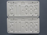 1956 YOM Clear Ontario License Plates
