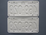 1956 YOM Clear Ontario License Plates