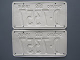 1956 YOM Clear Ontario License Plates