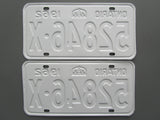 1962 YOM Clear Ontario License Plates