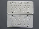 1964 YOM Clear Ontario License Plates