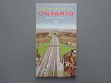 1965 Ontario Official Government Road Map
