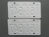 1966 YOM Clear Ontario License Plates