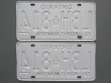1977 Ontario License Plates