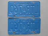 1977 Ontario License Plates