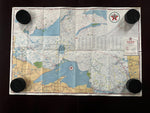 1954 Ontario Road Map - Texaco