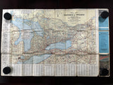 1958-59 Ontario Motor League Road Map