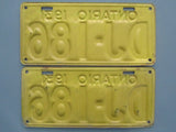 1931 YOM Clear Ontario License Plates