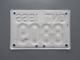 1966 YOM Clear Ontario Motorcycle License Plate