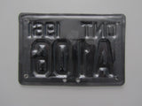 1961 YOM Clear Ontario Motorcycle License Plate