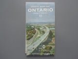 1964 Ontario Official Government Road Map