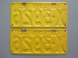 1931 YOM Clear Ontario License Plates