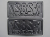 1936 YOM Clear Ontario License Plates