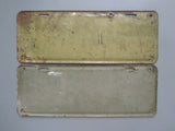 1920 YOM Clear Ontario License Plates