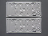 1922 YOM Clear Ontario License Plates