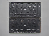1923 YOM Clear Ontario License Plates