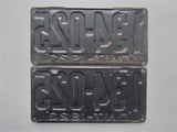 1923 YOM Clear Ontario License Plates