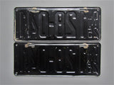 1925 YOM Clear Ontario License Plates