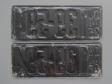 1925 YOM Clear Ontario License Plates