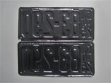 1925 YOM Clear Ontario License Plates