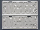 1926 YOM Clear Ontario License Plates