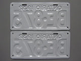 1932 YOM Clear Ontario License Plates