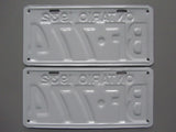1932 YOM Clear Ontario License Plates