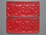 1937 YOM Clear Ontario License Plates