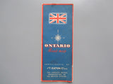 1939 Ontario Road Map - Eaton's