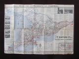 1939 Ontario Road Map - Eaton's