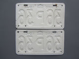 1941 YOM Clear Ontario License Plates