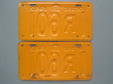 1942 YOM Clear Ontario License Plates