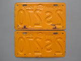 1942 YOM Clear Ontario License Plates