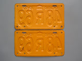 1942 YOM Clear Ontario License Plates