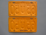 1942 YOM Clear Ontario License Plates