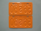 1942 YOM Clear Ontario License Plates