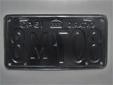 1943 YOM Clear Ontario License Plate