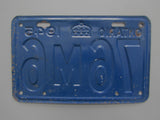1945 YOM Clear Ontario License Plate