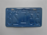 1945 YOM Clear Ontario License Plate