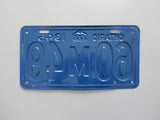 1945 YOM Clear Ontario License Plate