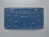 1945 YOM Clear Ontario License Plate