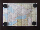 1947 Ontario Road Map - Cities Service
