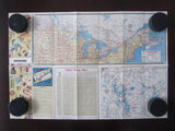 1947 Ontario Road Map - Cities Service