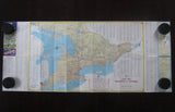 1954 Ontario Official Government Road Map