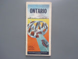 1955 - 1956 Ontario Road Map - AAA